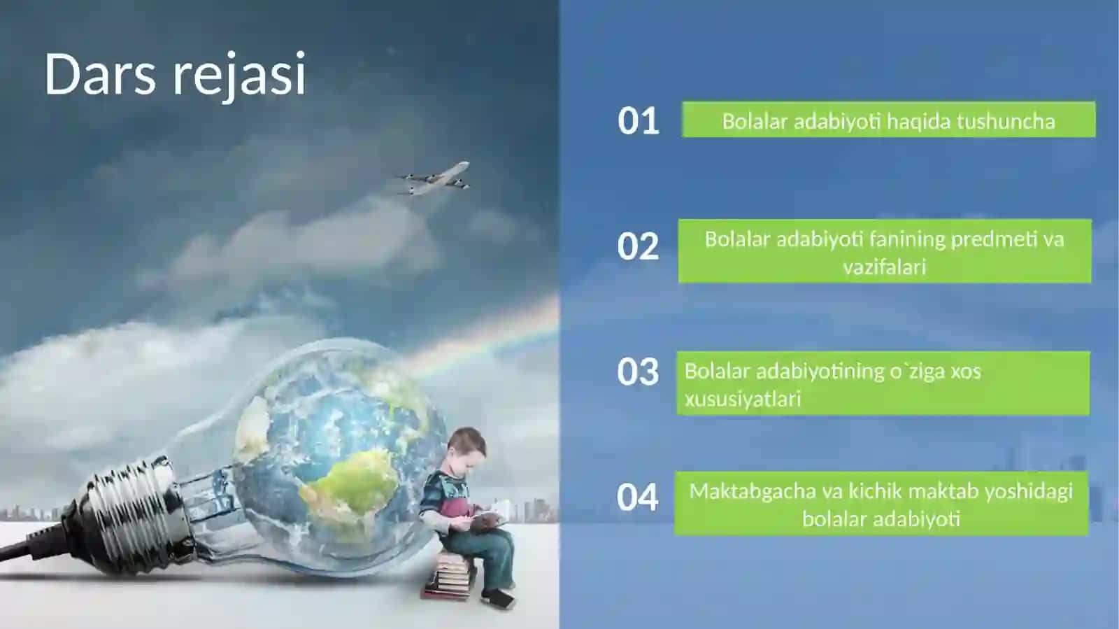 Bolalar adabiyotining nazariy asoslari 2