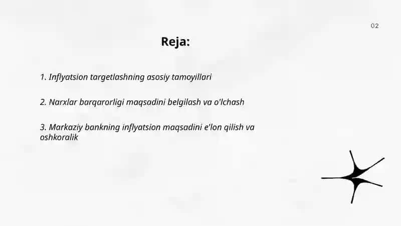 Inflyatsion targetlash 2