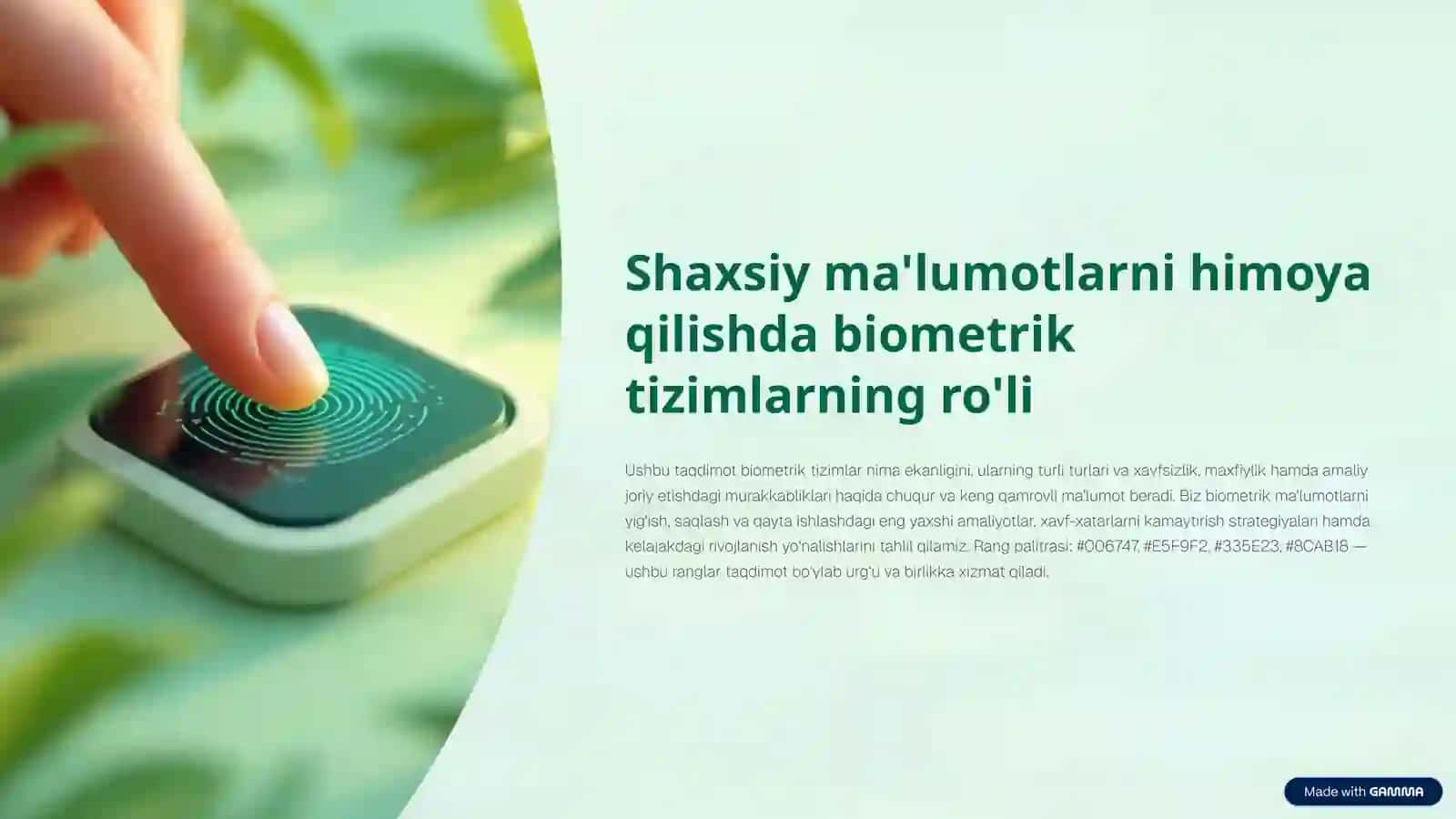 Shaxsiy ma'lumotlarni himoya qilishda biometrik tizimlarning ro'li 2