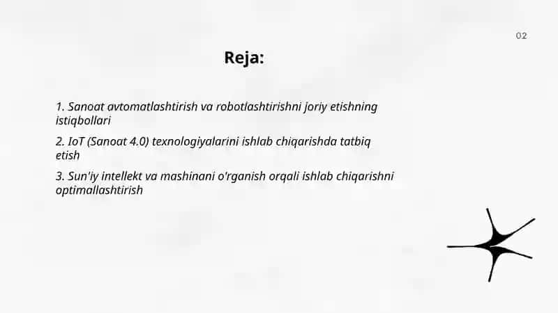 Ishlab chiqarish jarayoniga yangi, samarali texnologiyalarni tatbiq etish zaruriyati va istiqbollari 2