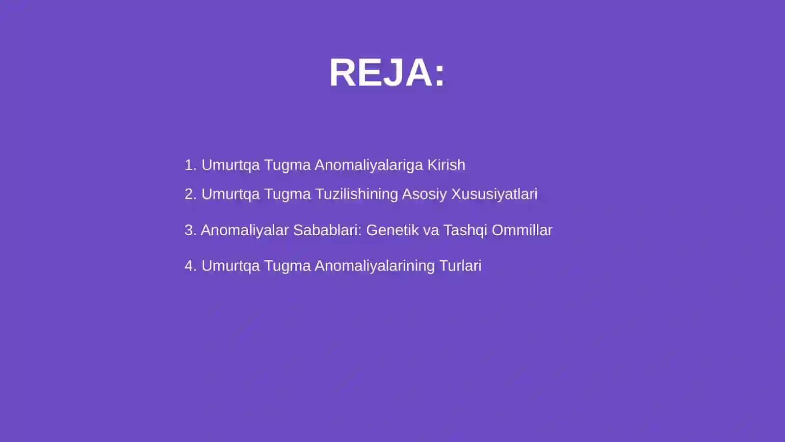 Umurtqa tugma anomaliyalari 2