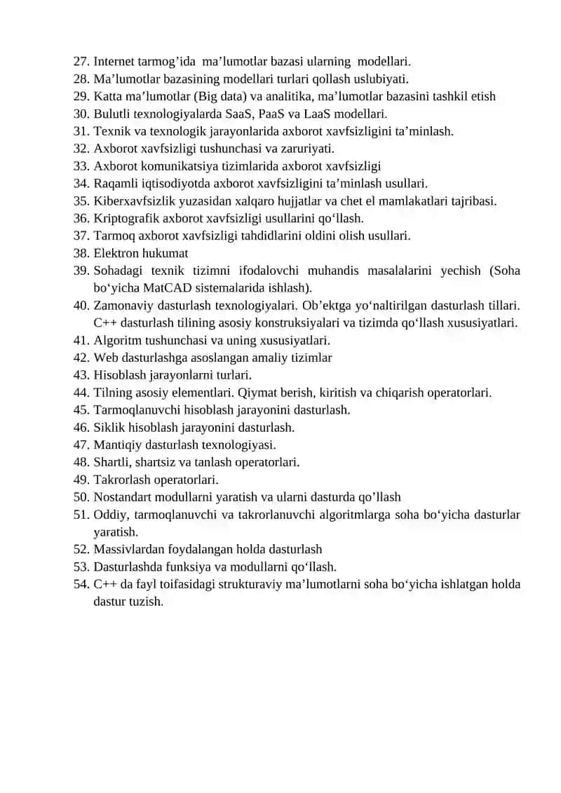 Texnik tizimlarda axborot texnologiyalari 2