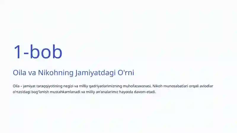Nikoh va Oila Muammolari: Mustahkamlik Yo'lida 2