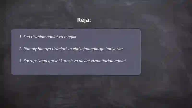 Sud tizimida adolat va tenglik 2