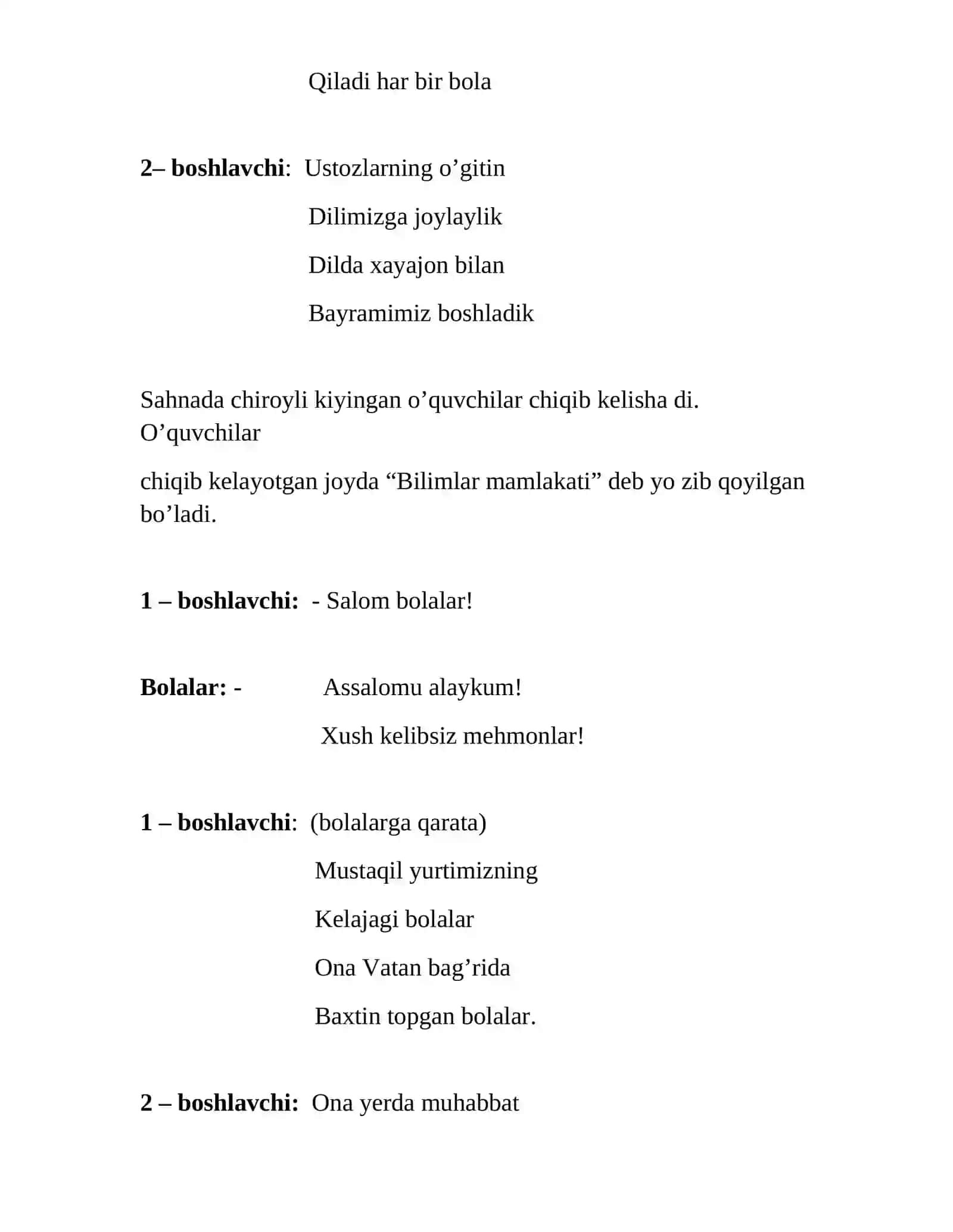 ALIFBE BAYRAM SENARIYSI 2