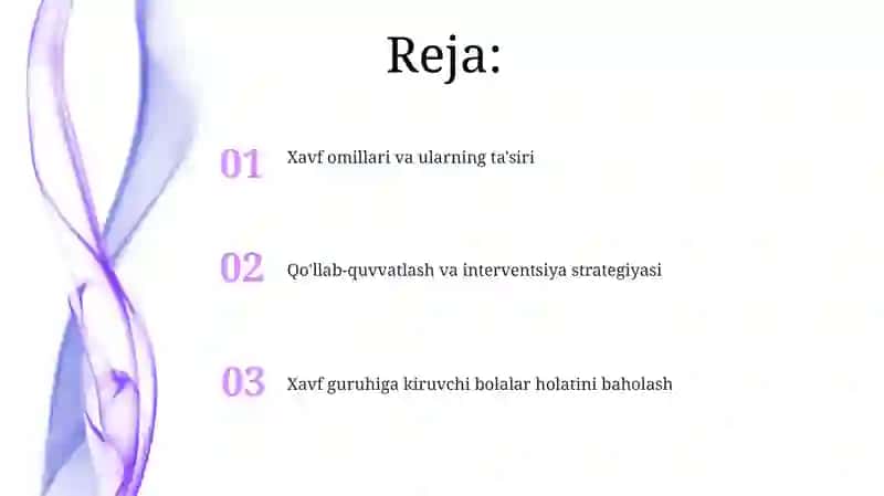 Xavf guruhidagi bolalar vaziyatini baholash 2