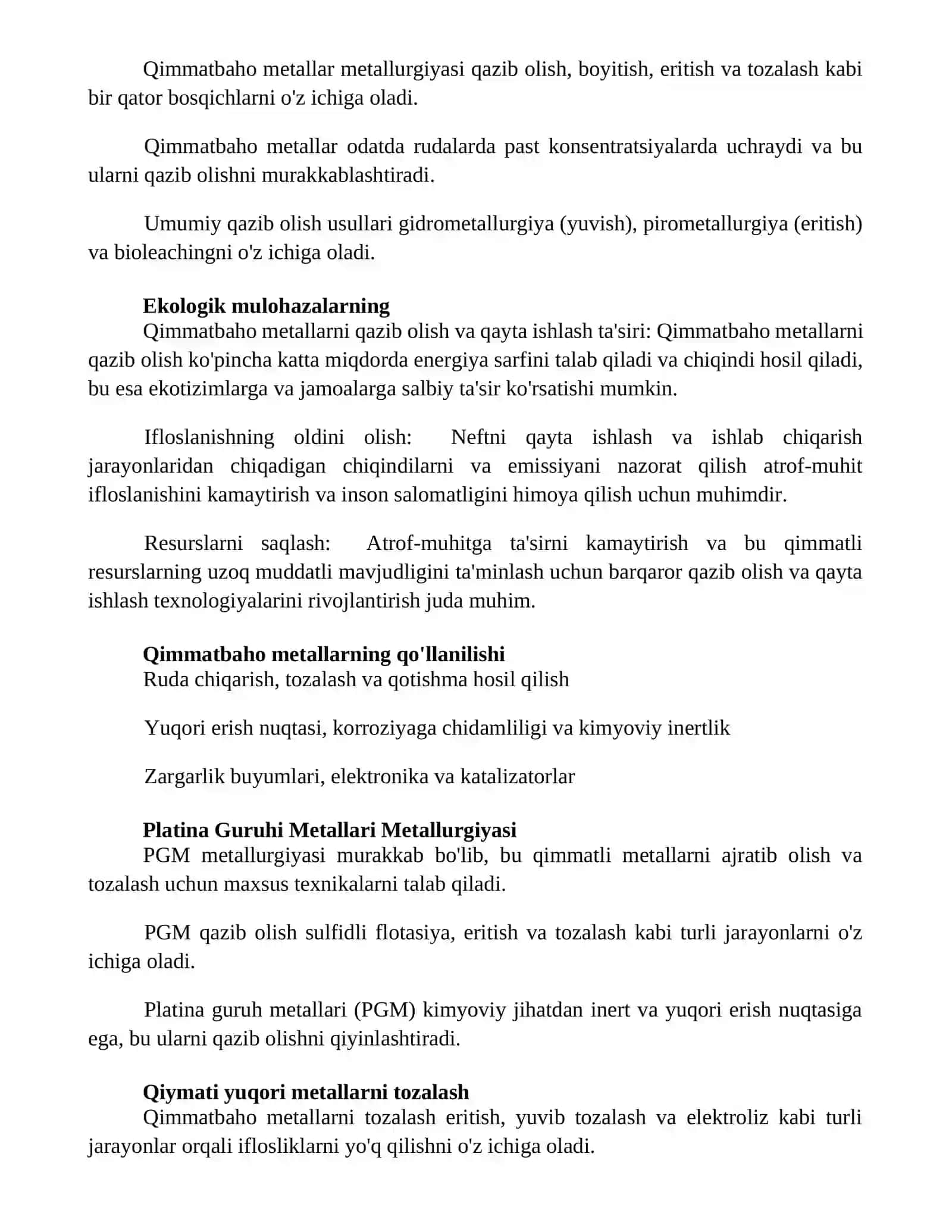 Qora metallar metallurgiyasi 2