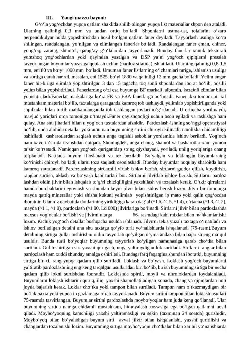 Buyumlar yuzasiga qoplamlar yopishtirish 2