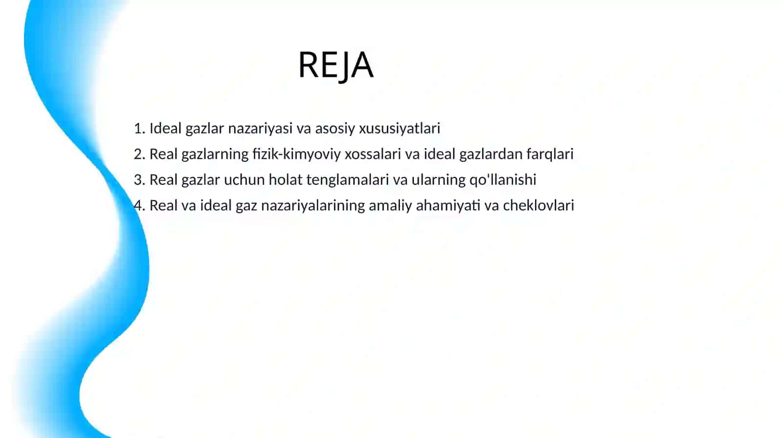 REAL GAZLAR VA ULARNING IDEAL GAZLAR FARQI 2