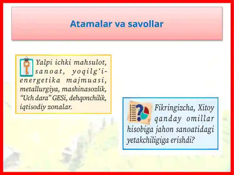 Xitoy iqtisodiyoti va iqtisodiy rayonlari 2