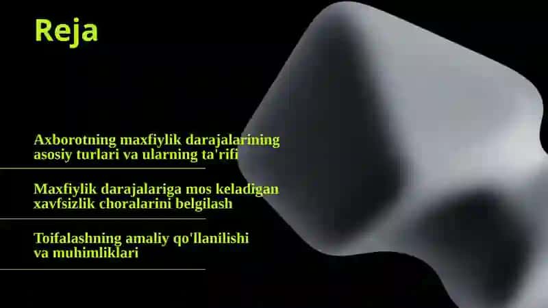 Axborot maxfiyligi 2