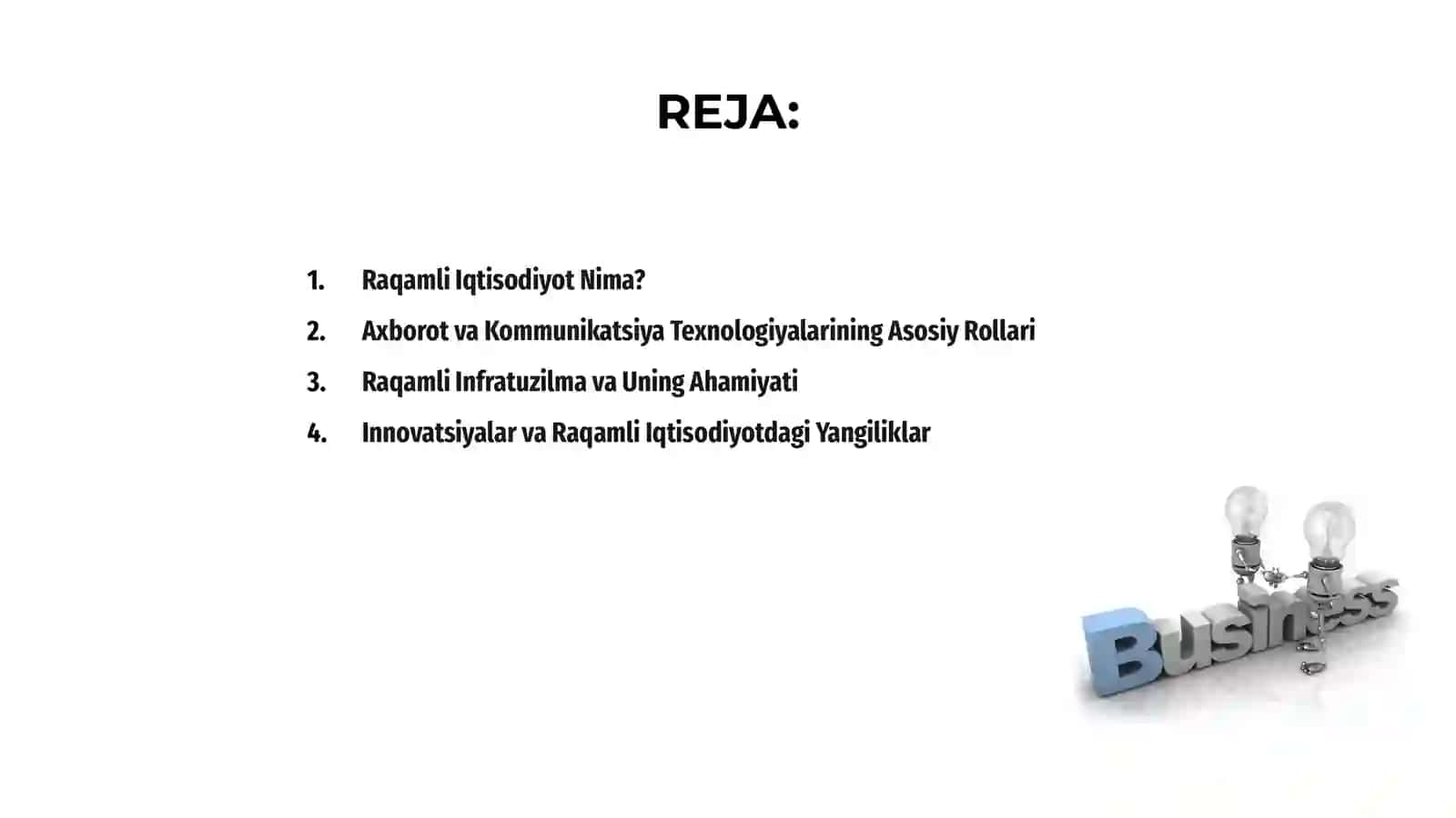 Raqamli Iqtisodiyot Nima? 2