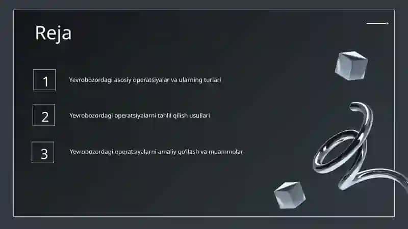 Yevrobozorlar va ularning operatsiyalari 2