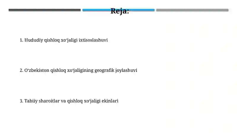 Oʻzbekiston qishloq xoʻjalik geografiyasi 2