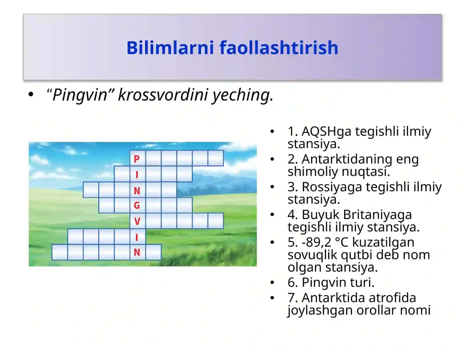 Iqlimi va organik dunyosi 2
