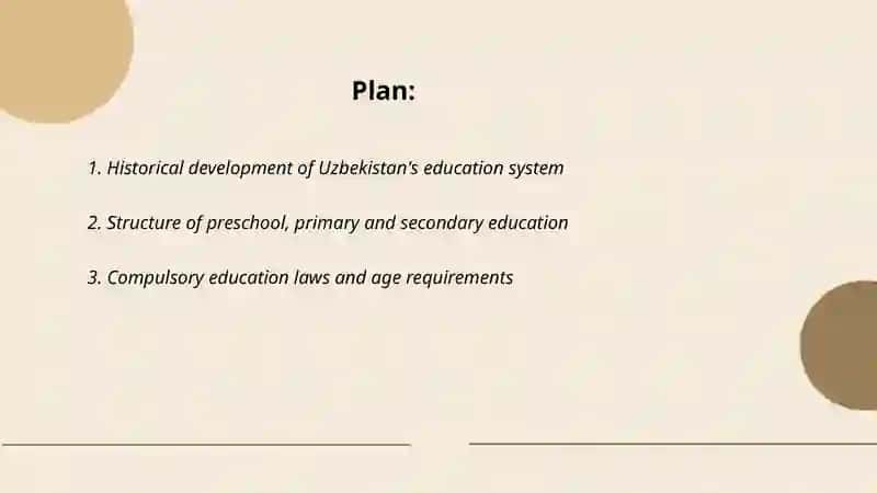 The education system in Uzbekistan 2