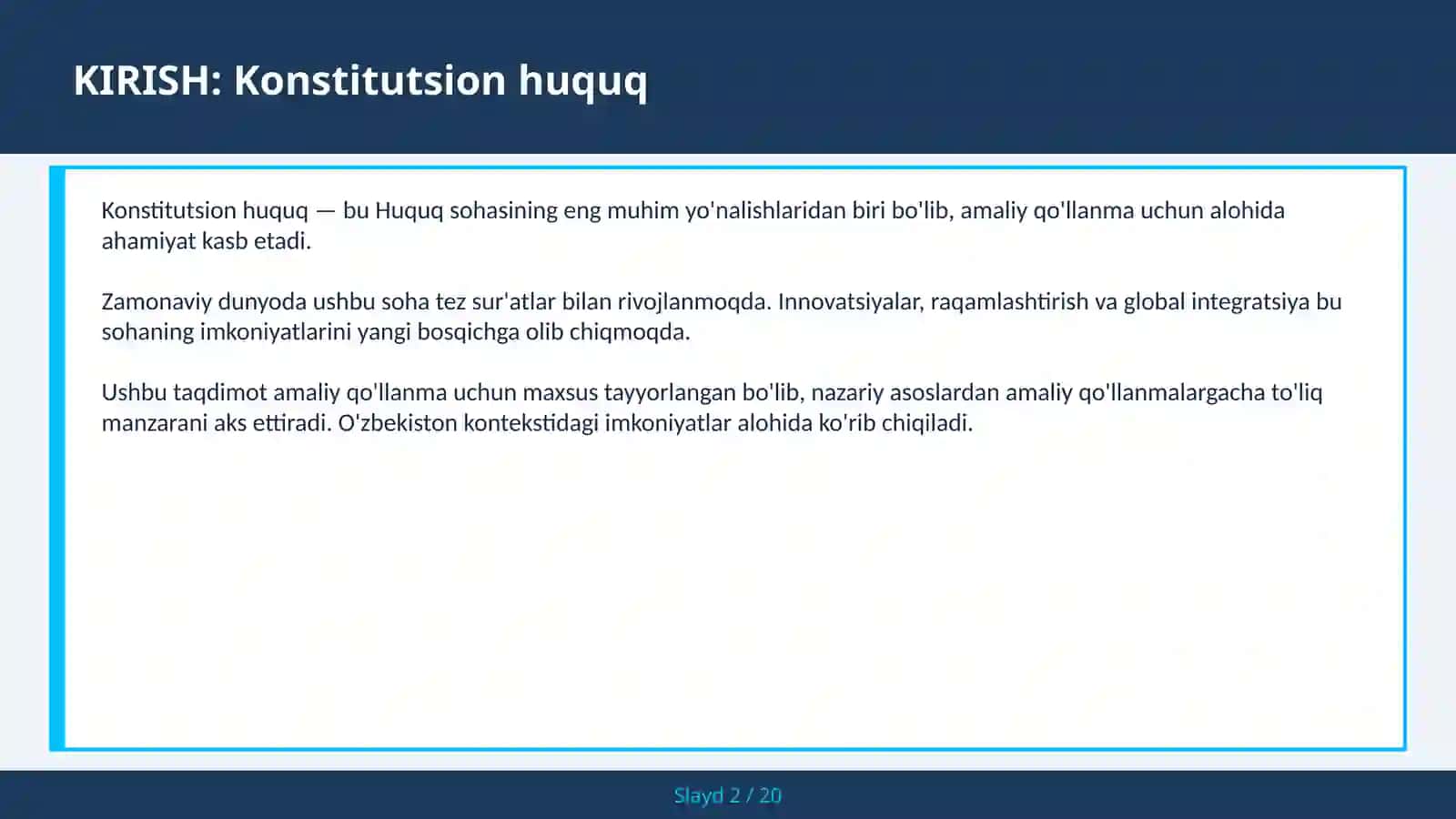 Konstitutsion huquq amaliy qo'llanma 2