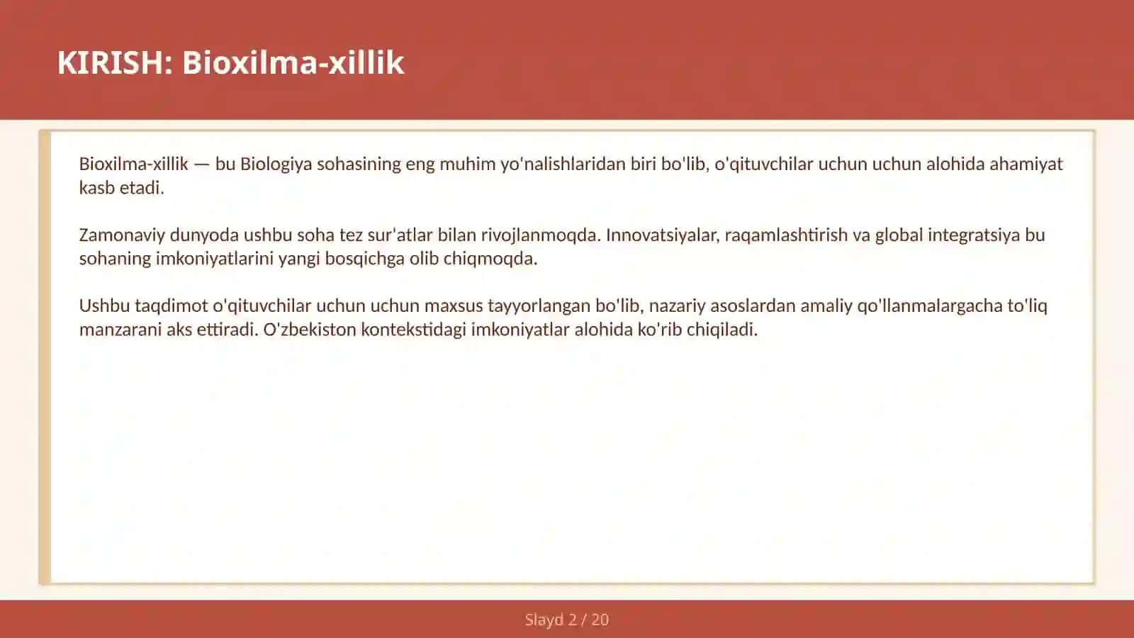 Biохilma-хillik 2