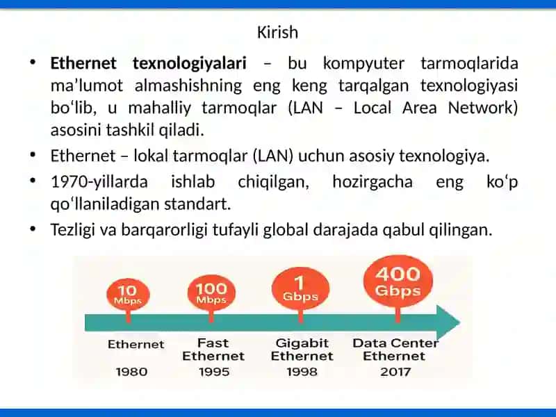 Ethernettexnologiyalari 2