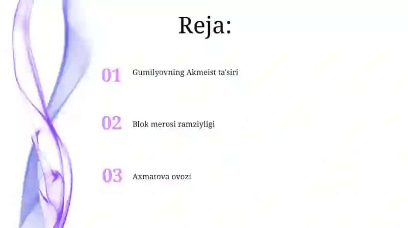 Gumilyovning Akmeist ta'siri 2