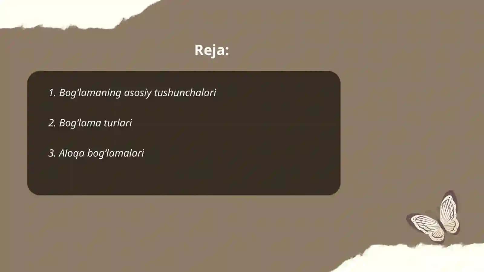 Bog‘lama va uning turlari 2