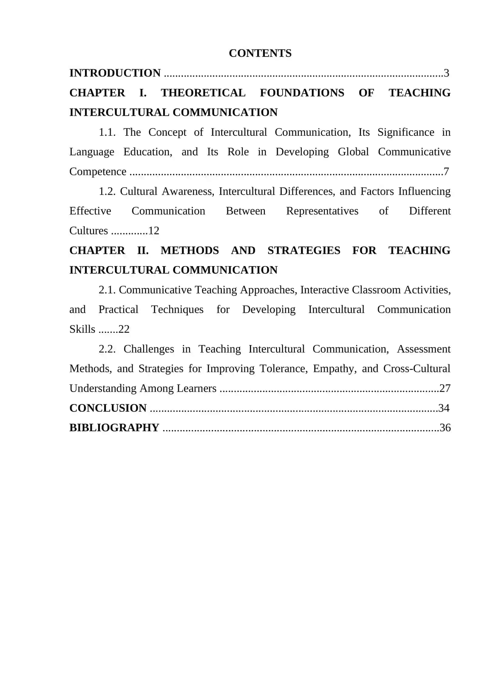 Course Paper on Teaching Intercultural Communication 2