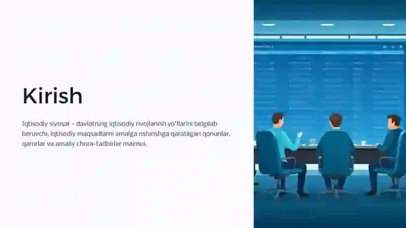 Iqtisodiy siyosat 2