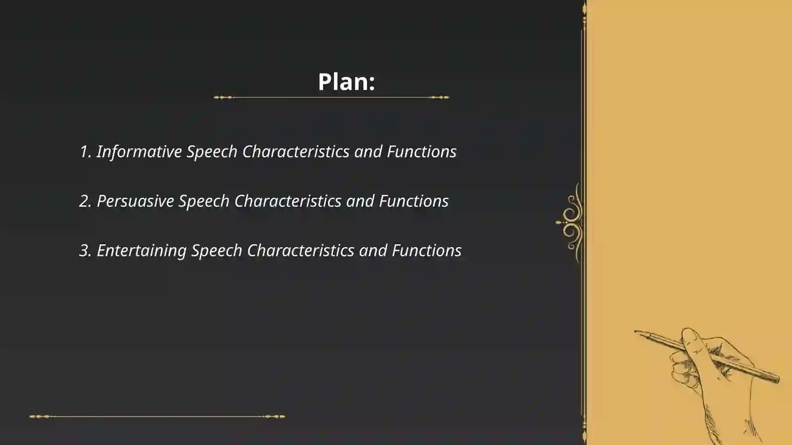 Characteristics of Different Types of Speech and Functions 2