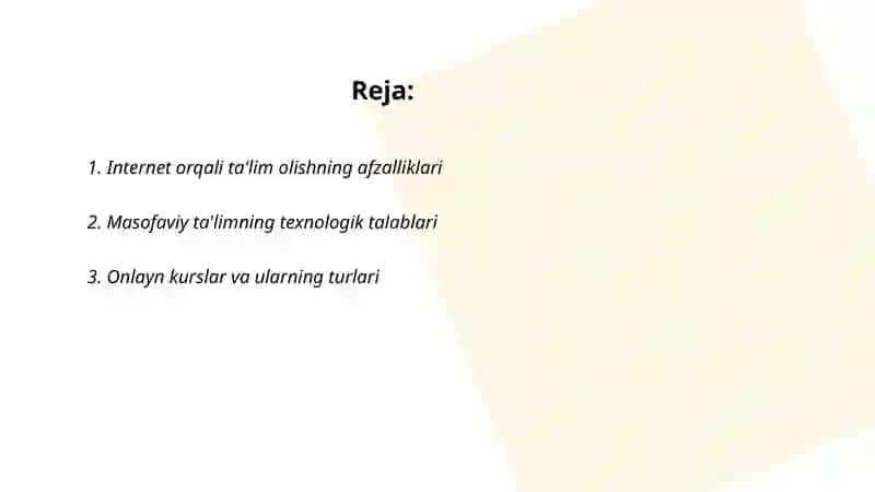 Internet orqali ta'lim olish 2