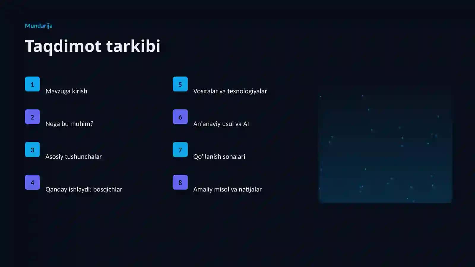 Sun'iy intellekt: foydalanish holatlari 2