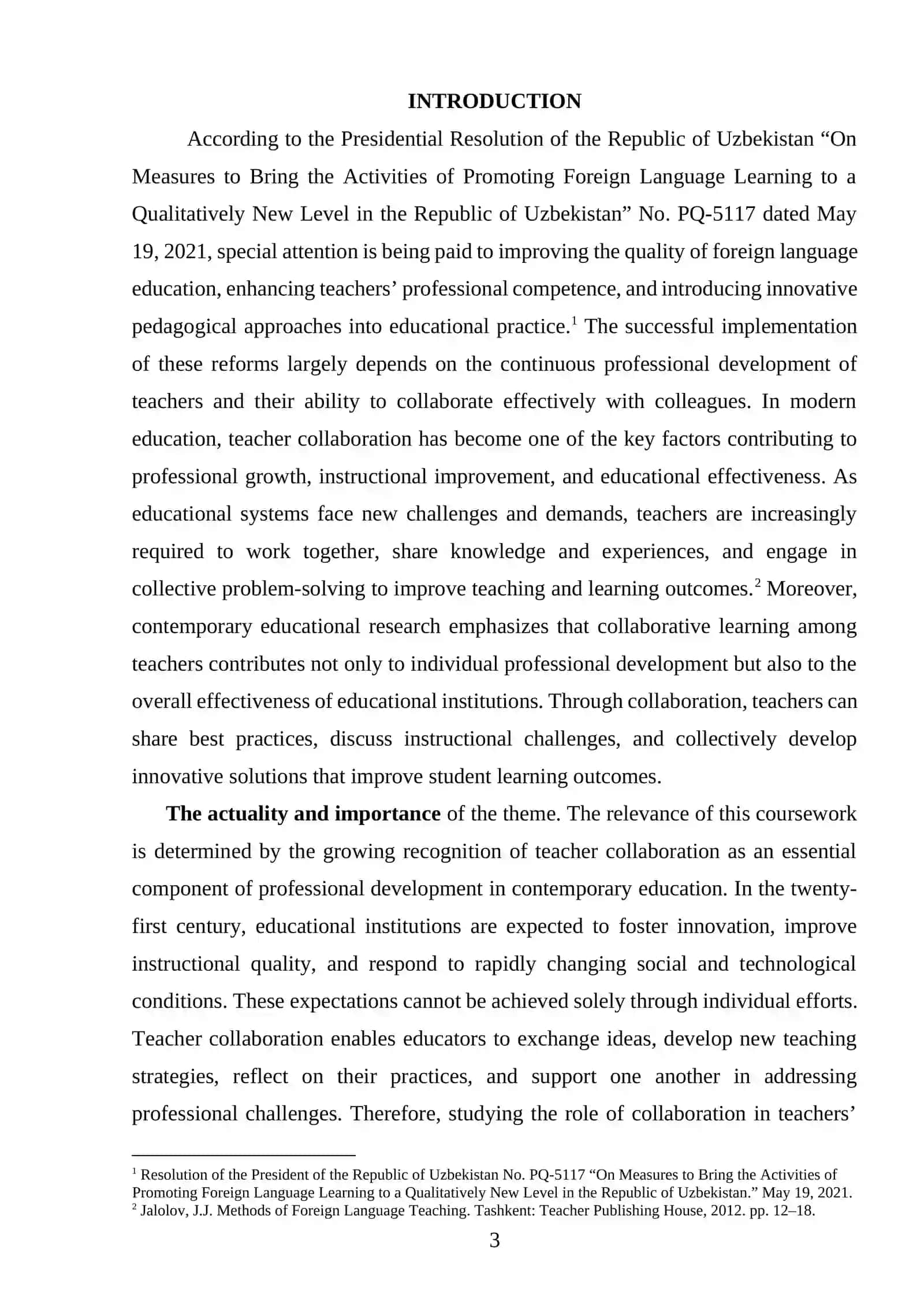 Teacher collaboration for proffesional growth 2