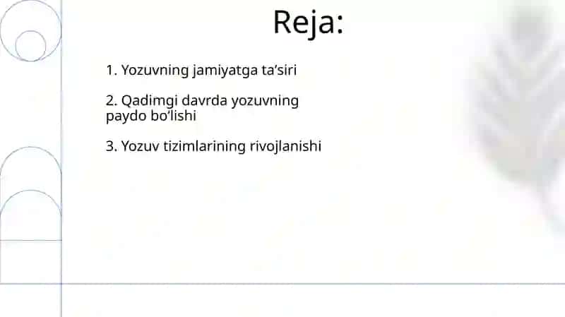 Qadimda yozuvning paydo boʻlishi 2