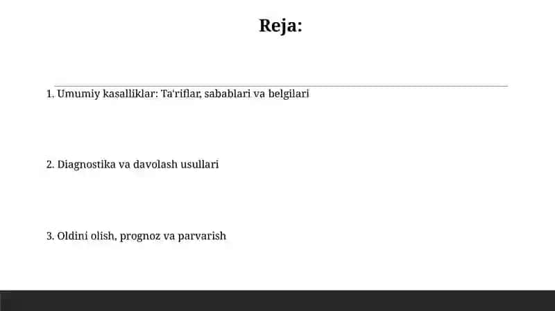 Èng kop uchraydigan kasalliklar 2