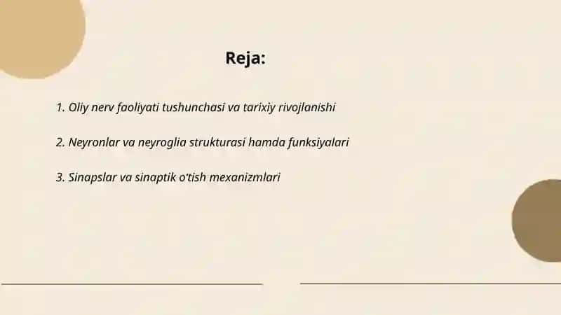 Oliy nerv faoliyati 2