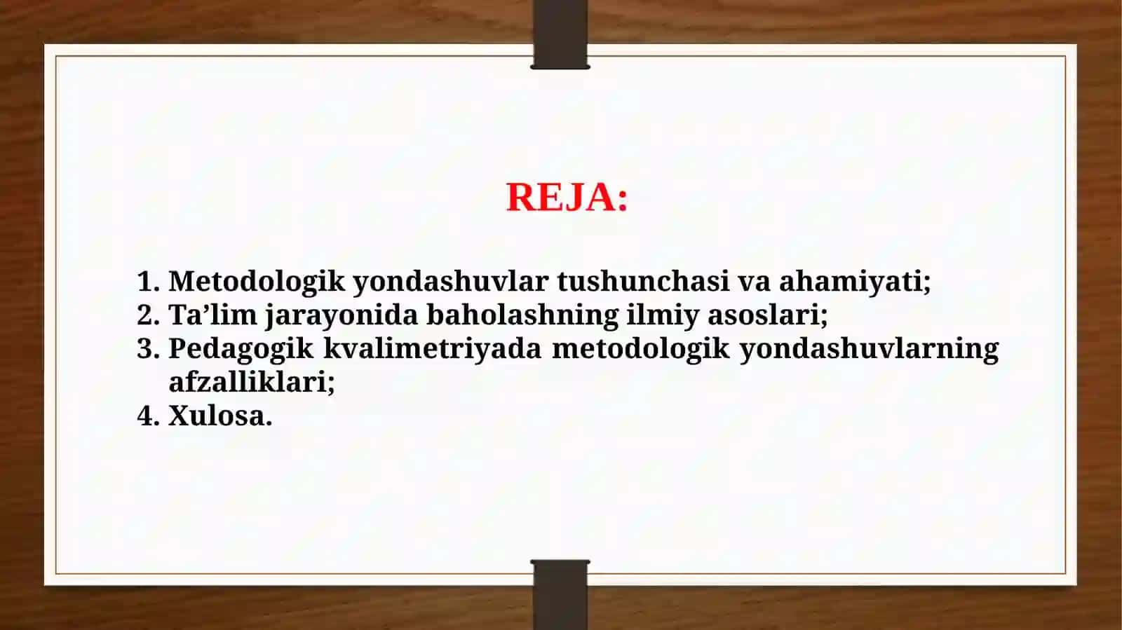 Pedagogik kvalimetriya faniga metodologik yondashuvlar 2