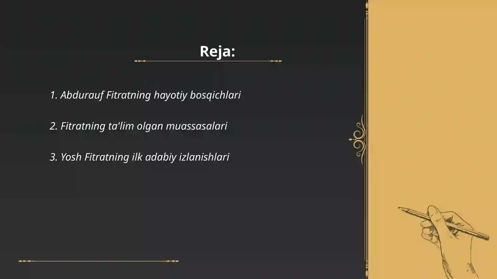 Abdurauf Fitrat hayoti va ijodi 2