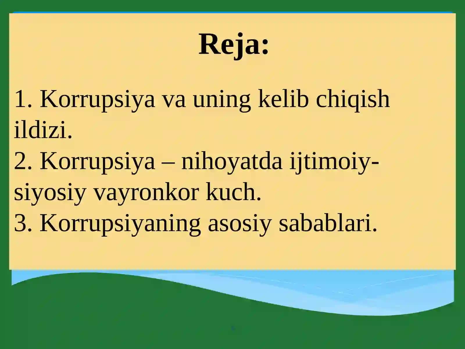 KORRUPSIYA VA IJTIMOIY HAYOT 2