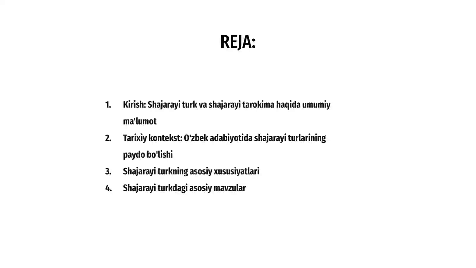 Shajarayi turk va Shajarayi tarokima asarlari 2
