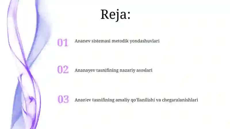 Ananʼev boʻyicha metodlar klassifikatsiyasi 2