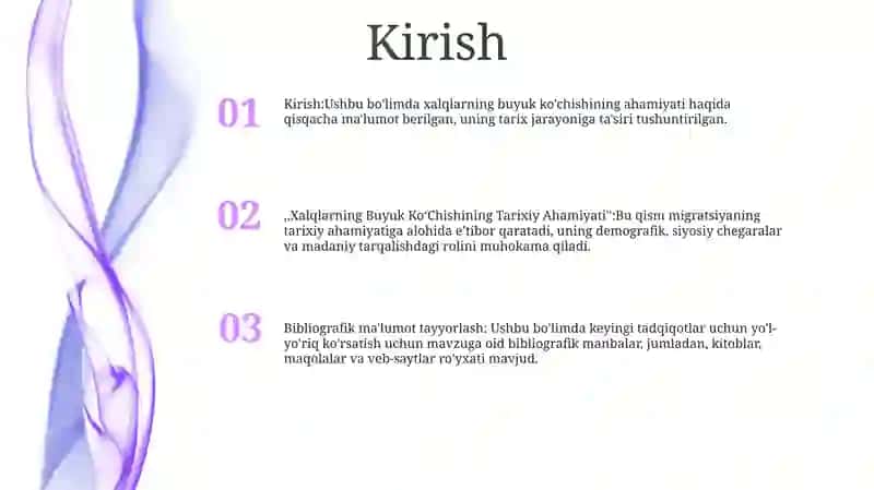 Xalqlarning Buyuk KoʻChishining Tarixiy Ahamiyati 2