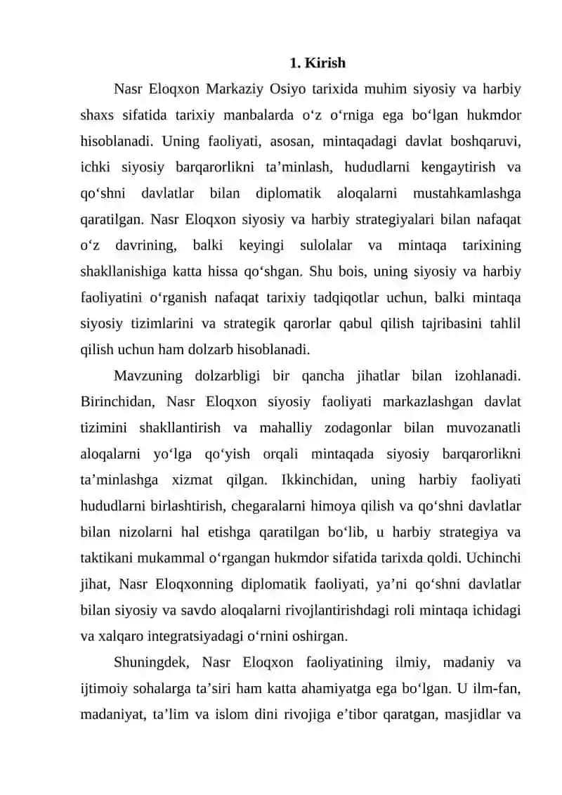 Nasr Eloqxon siyosiy va harbiy faoliyatini 2
