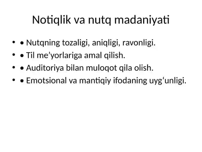 Boshlang‘ich ta’lim o‘qituvchisining notiqlik mahorati 2