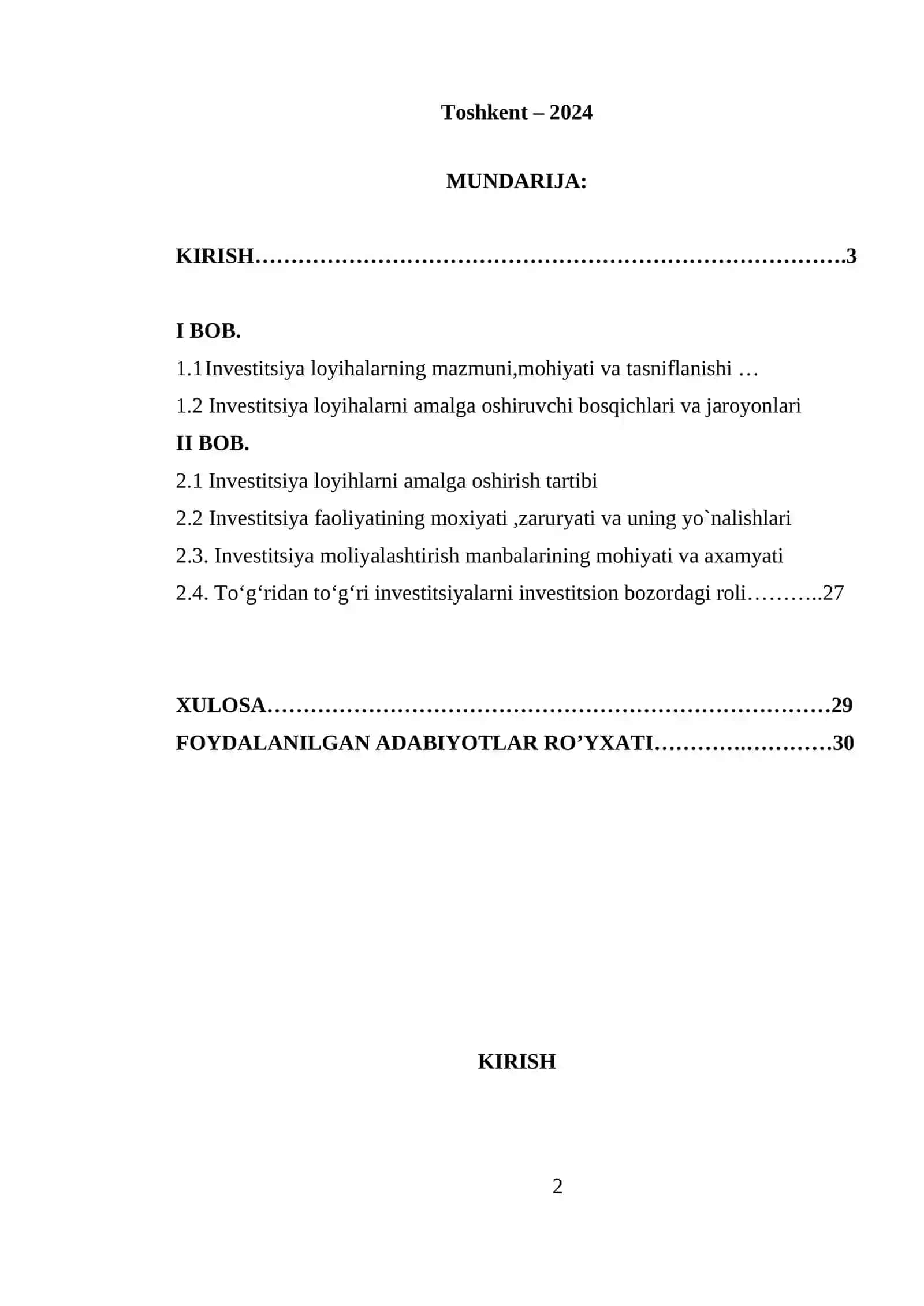 Investitsion portfellar 2