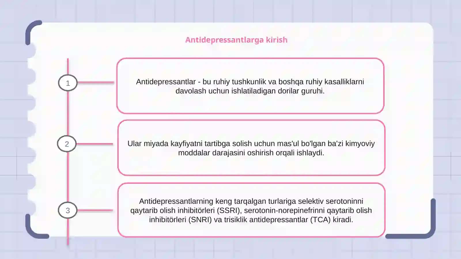 Antidepressantlarning turlari 2