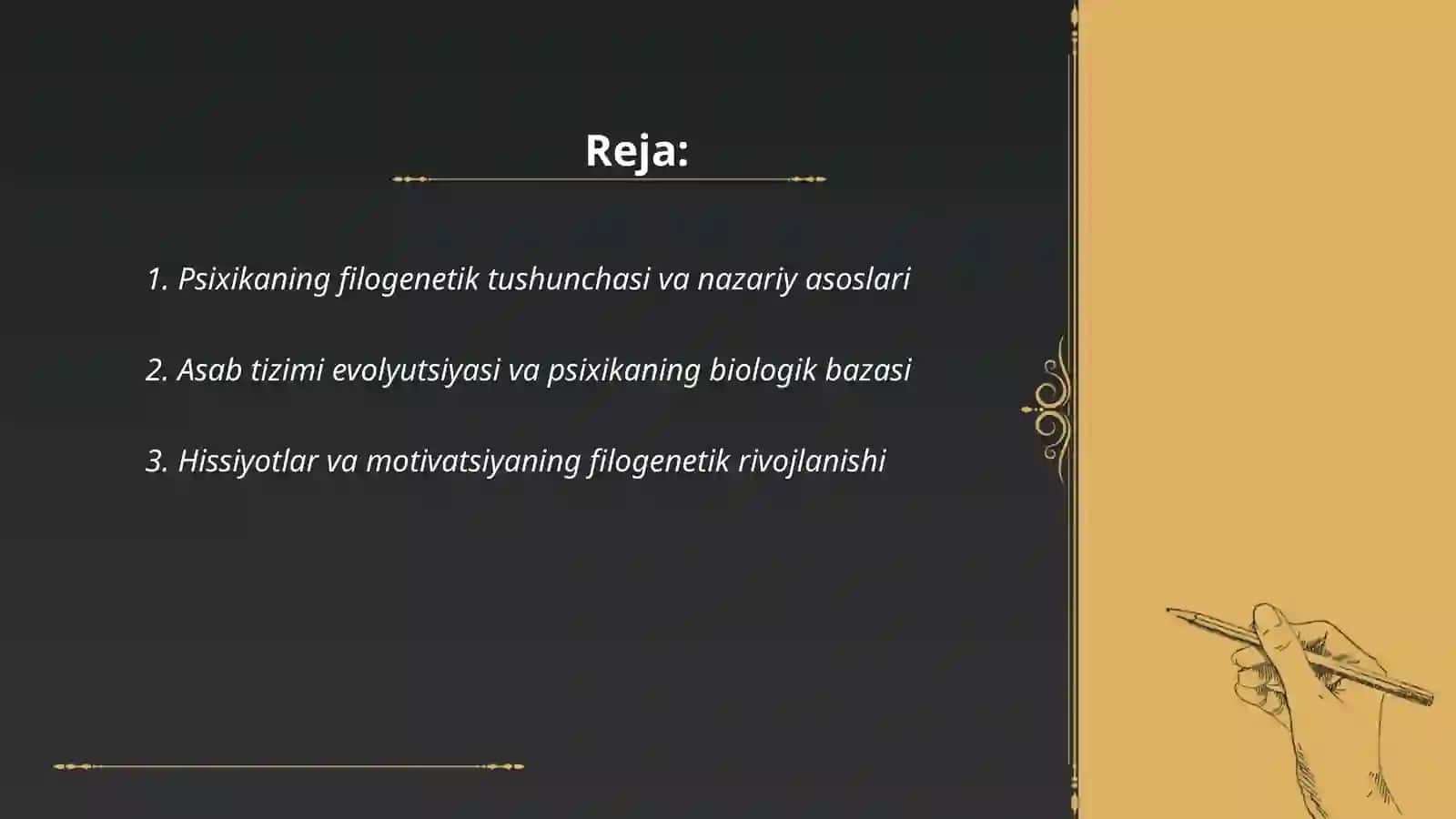 Psixikaning filogenetik taraqqiyoti 2