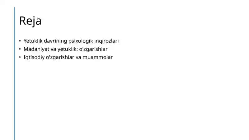 Yetuklik davri psixologik inqirozlari 2