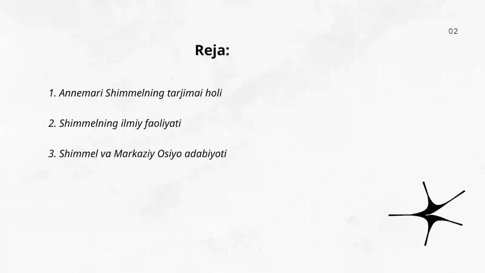 Annemari Shimmelning tarjimai holi 2