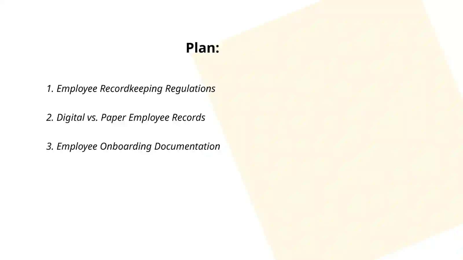 Employee records management 2
