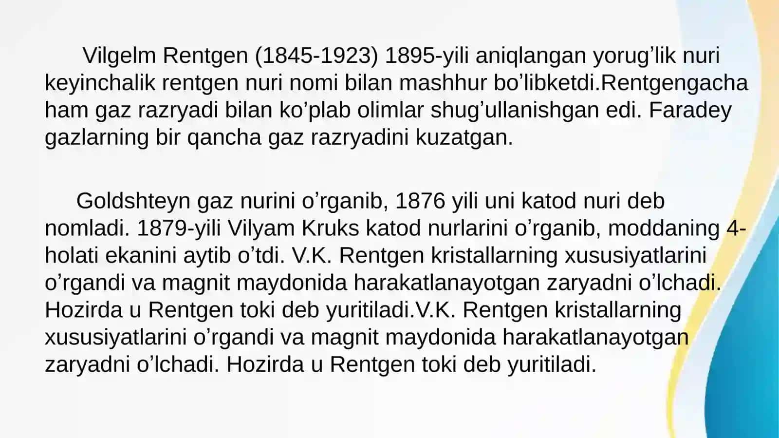 Radiaktivlik haqida umumiy tushunchalar 2