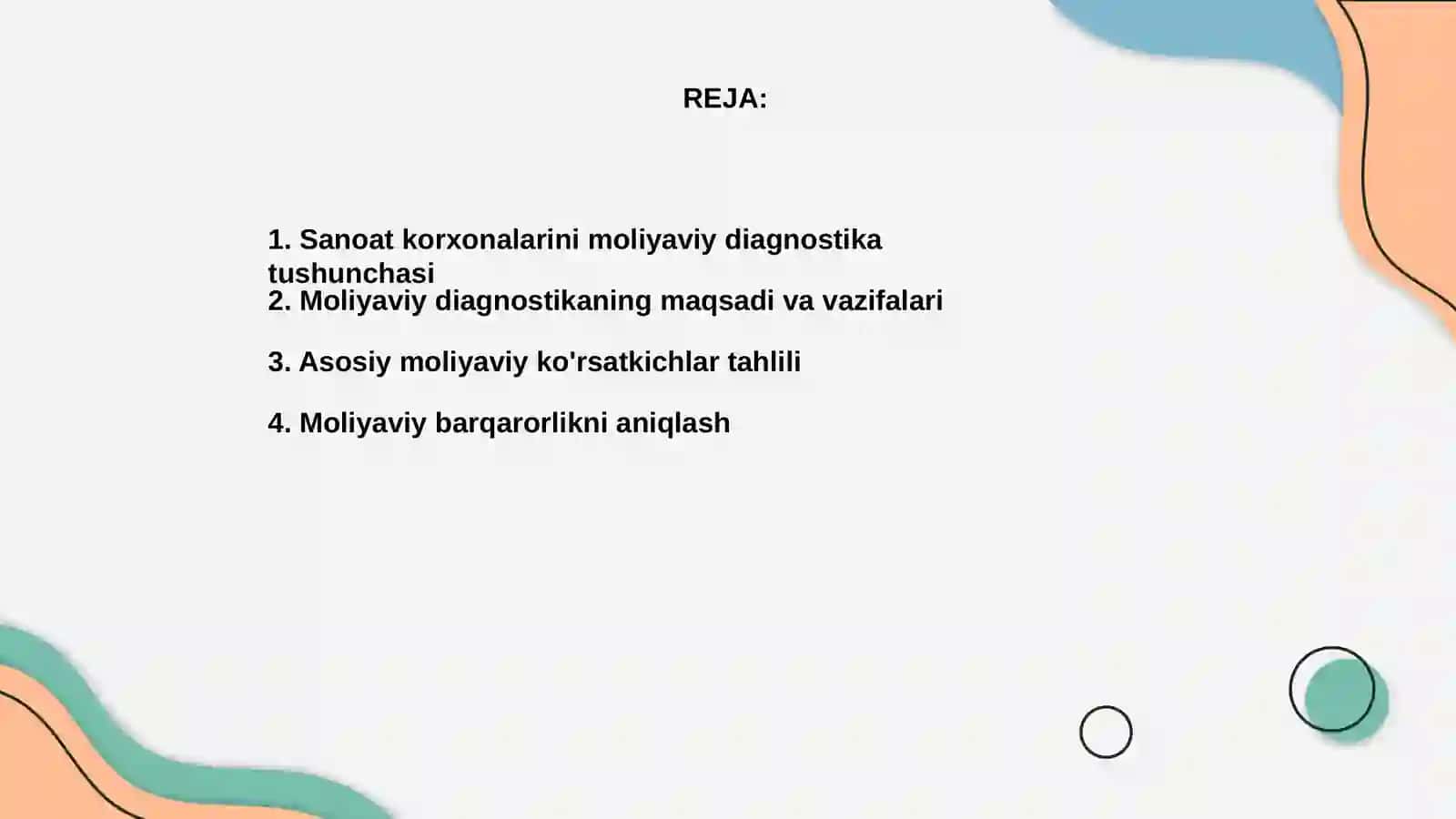 Sanoat korxonalarini moliyaviy diagnostika 2